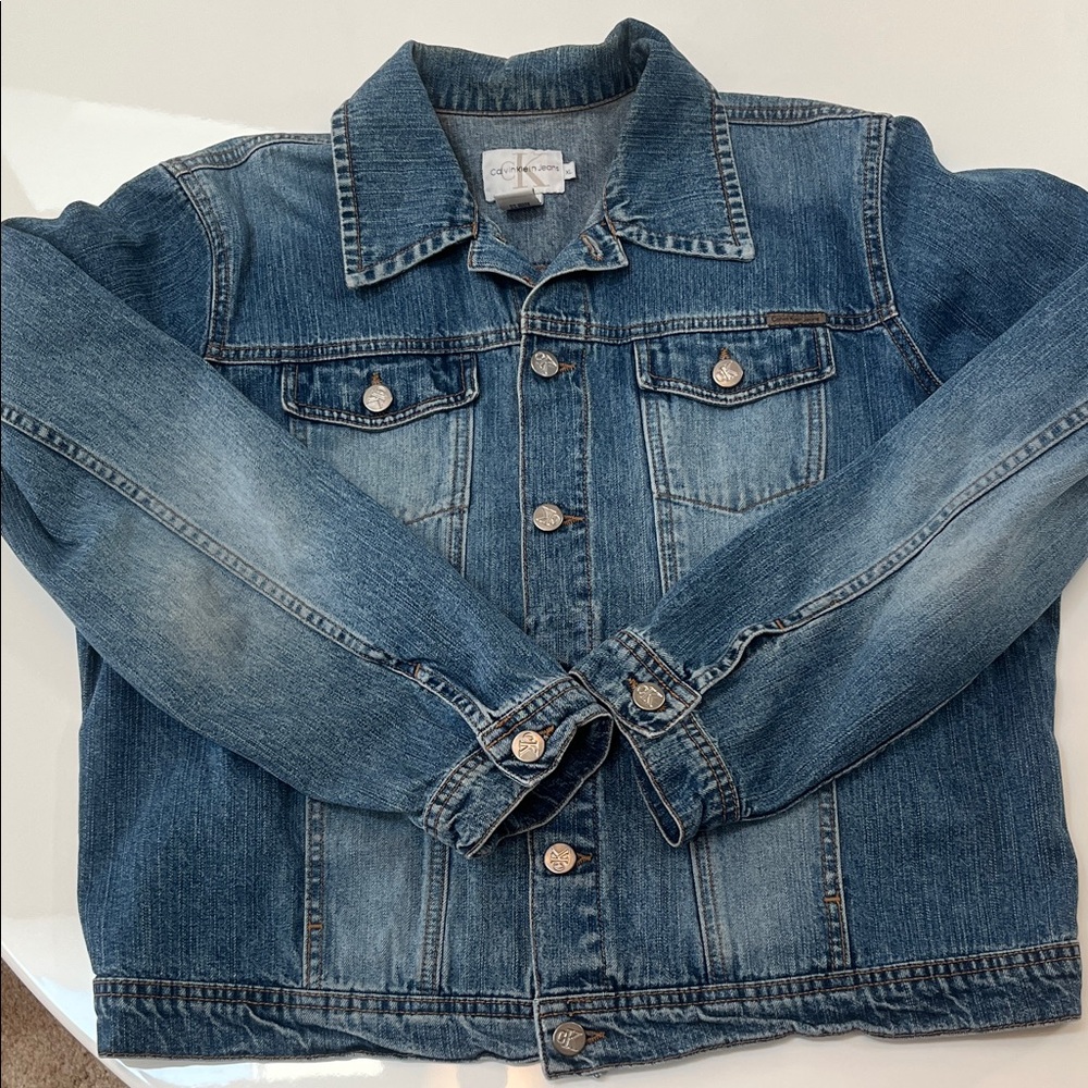 Calvin Klein Blue Denim Jean Jacket
